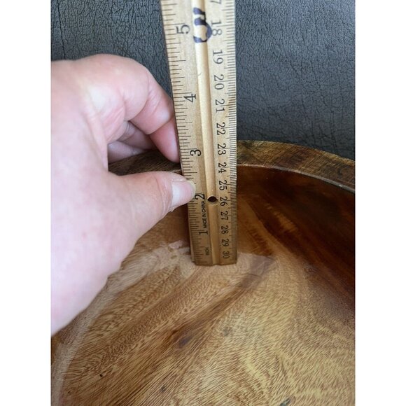 Mexican Folk Art Hand Painted Wood Bowl with Lid by Roberto C Rios - Picture 11 of 11